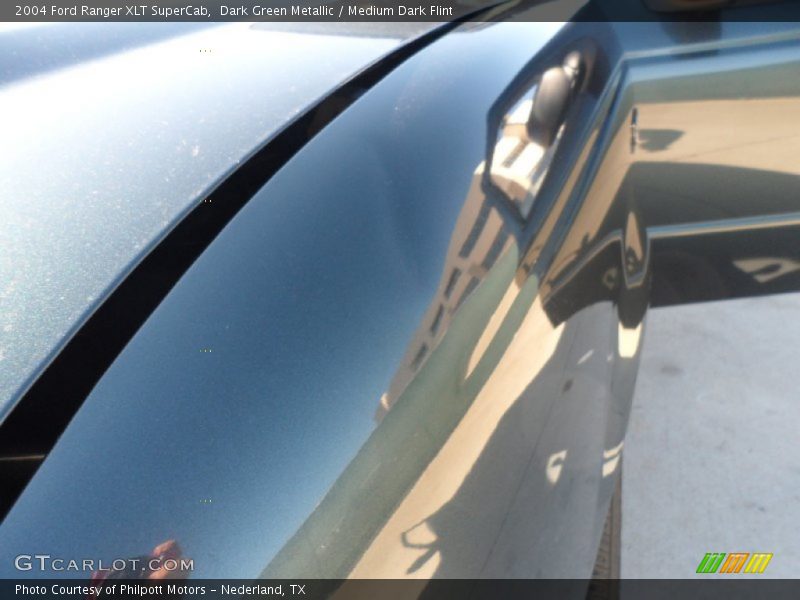 Dark Green Metallic / Medium Dark Flint 2004 Ford Ranger XLT SuperCab