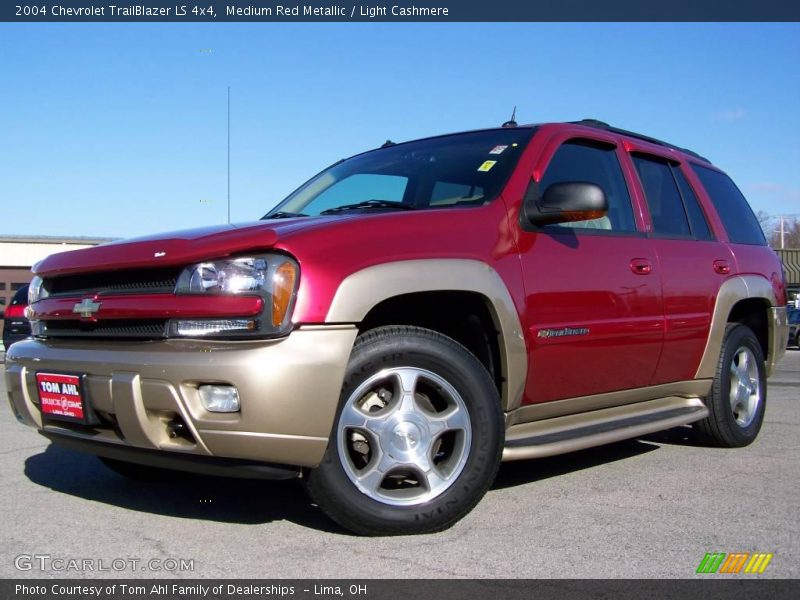 Medium Red Metallic / Light Cashmere 2004 Chevrolet TrailBlazer LS 4x4