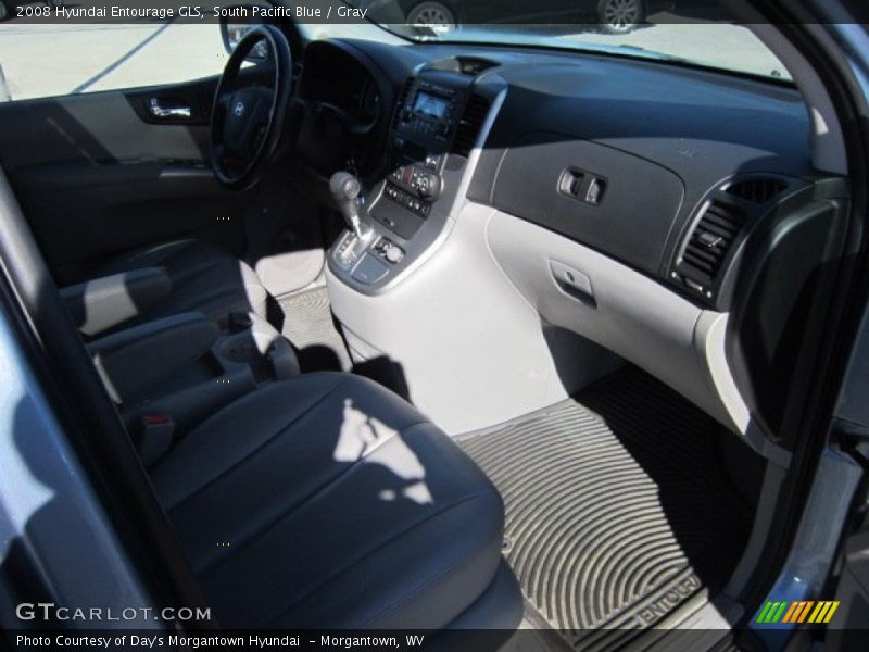 South Pacific Blue / Gray 2008 Hyundai Entourage GLS