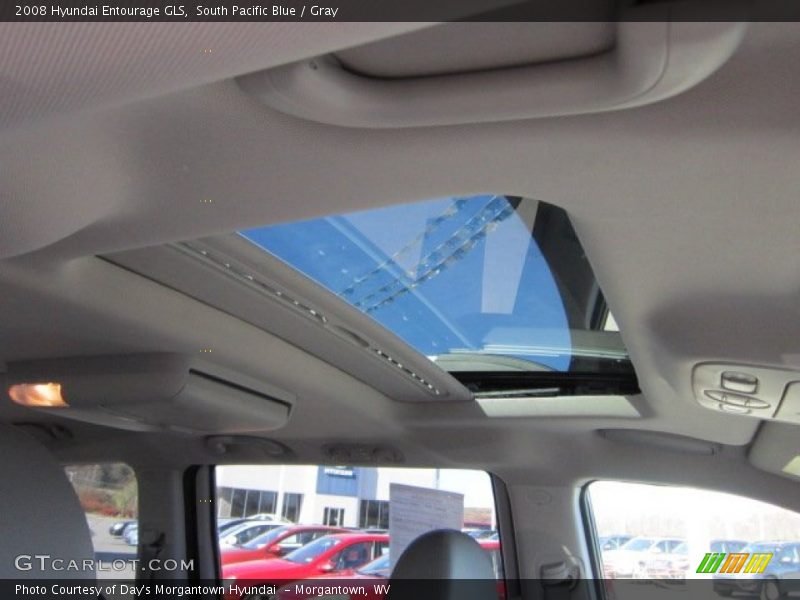 South Pacific Blue / Gray 2008 Hyundai Entourage GLS