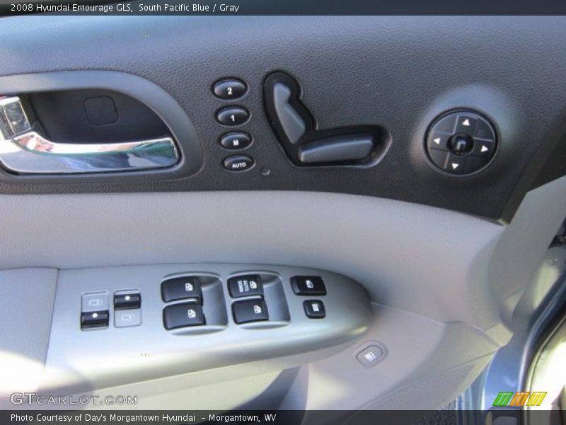 South Pacific Blue / Gray 2008 Hyundai Entourage GLS