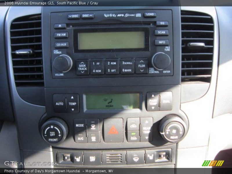 South Pacific Blue / Gray 2008 Hyundai Entourage GLS