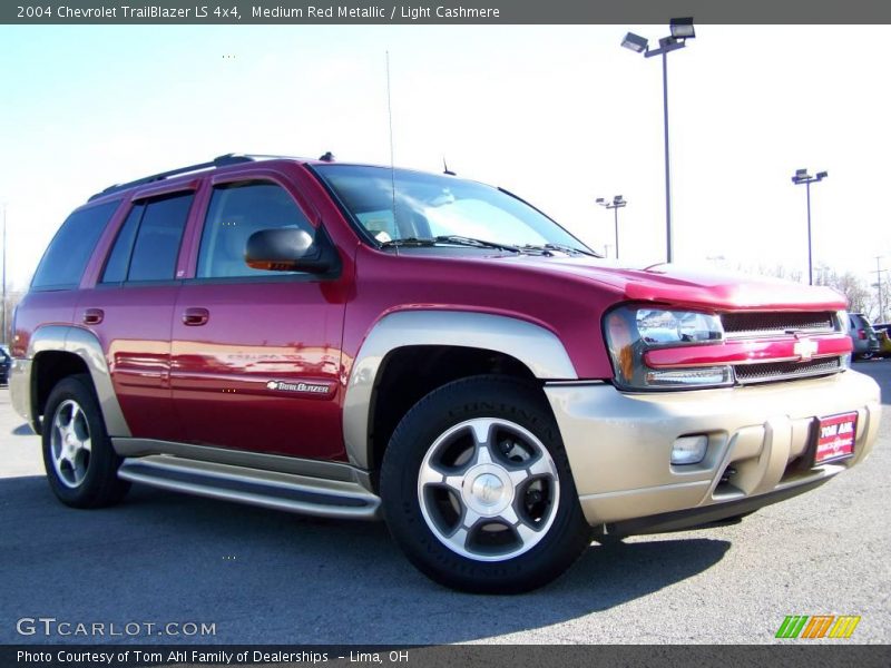 Medium Red Metallic / Light Cashmere 2004 Chevrolet TrailBlazer LS 4x4