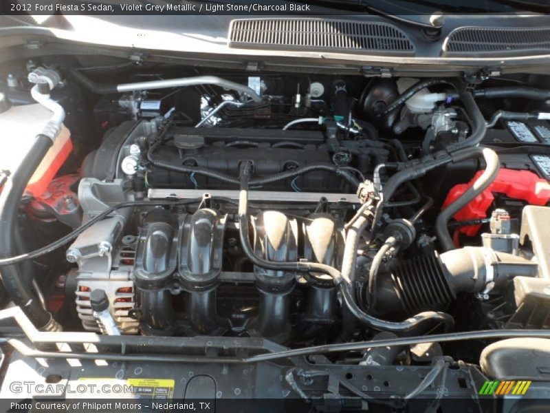  2012 Fiesta S Sedan Engine - 1.6 Liter DOHC 16-Valve Ti-VCT Duratec 4 Cylinder