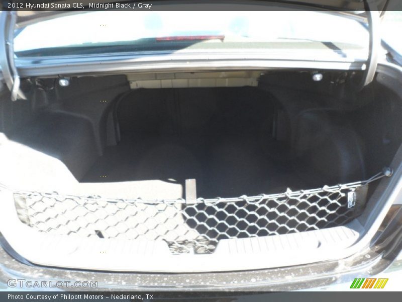 Midnight Black / Gray 2012 Hyundai Sonata GLS