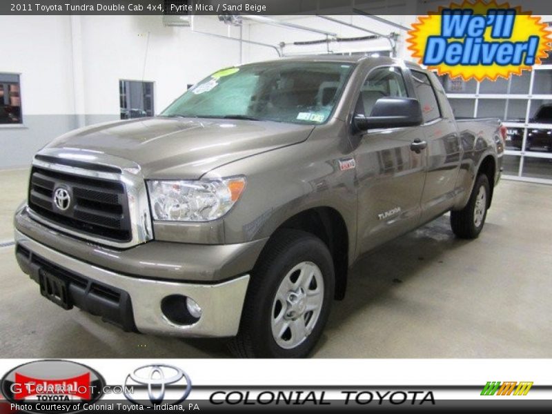 Pyrite Mica / Sand Beige 2011 Toyota Tundra Double Cab 4x4