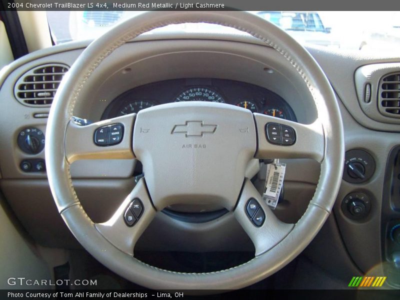 Medium Red Metallic / Light Cashmere 2004 Chevrolet TrailBlazer LS 4x4