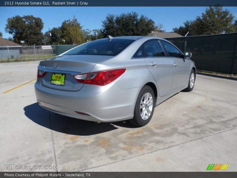 Radiant Silver / Gray 2012 Hyundai Sonata GLS