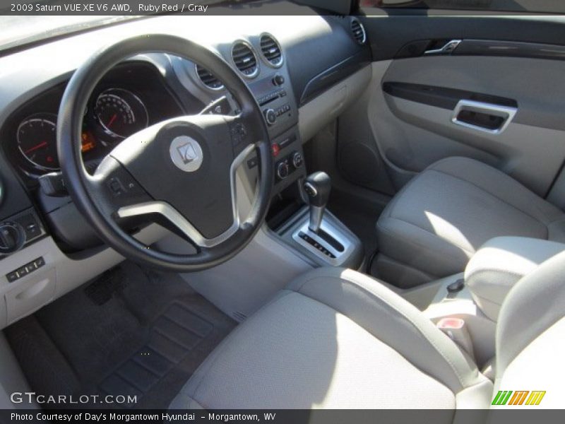 Ruby Red / Gray 2009 Saturn VUE XE V6 AWD