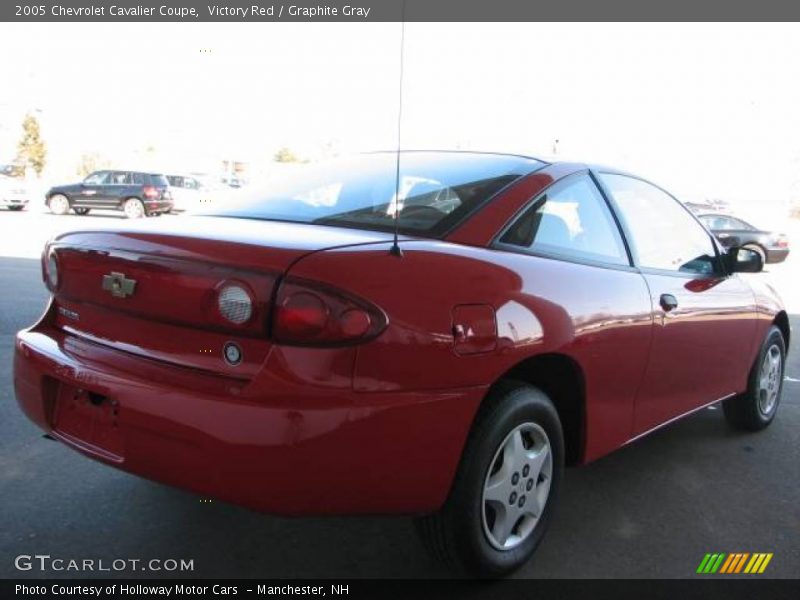 Victory Red / Graphite Gray 2005 Chevrolet Cavalier Coupe