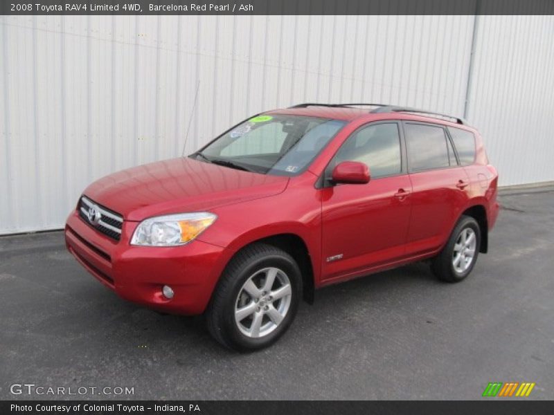 Barcelona Red Pearl / Ash 2008 Toyota RAV4 Limited 4WD