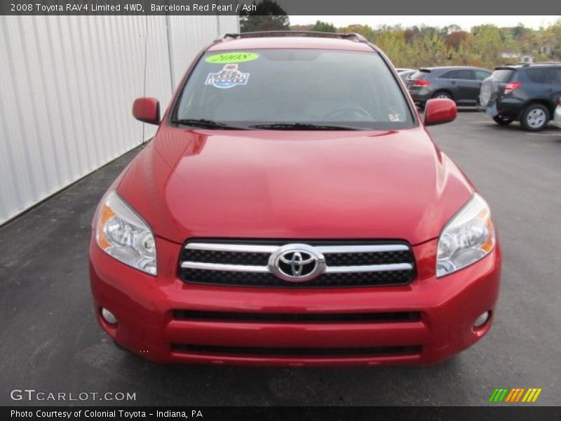 Barcelona Red Pearl / Ash 2008 Toyota RAV4 Limited 4WD