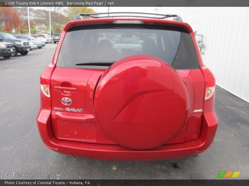 Barcelona Red Pearl / Ash 2008 Toyota RAV4 Limited 4WD