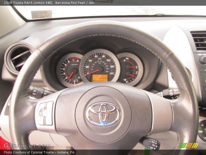 Barcelona Red Pearl / Ash 2008 Toyota RAV4 Limited 4WD