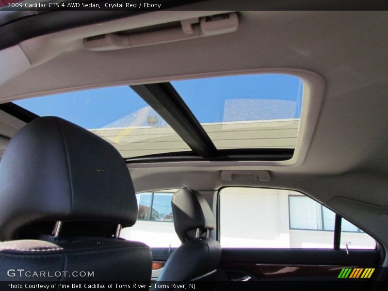 Crystal Red / Ebony 2009 Cadillac CTS 4 AWD Sedan