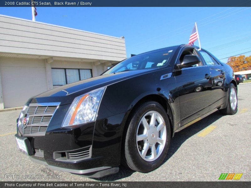 Black Raven / Ebony 2008 Cadillac CTS Sedan