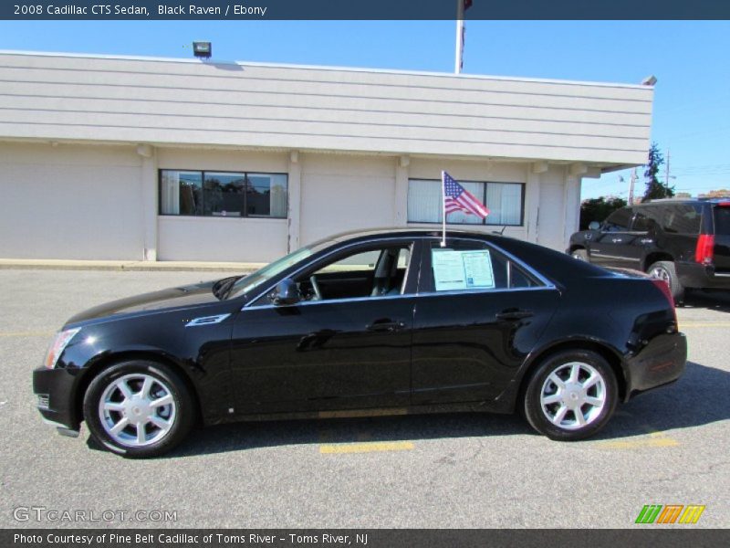 Black Raven / Ebony 2008 Cadillac CTS Sedan