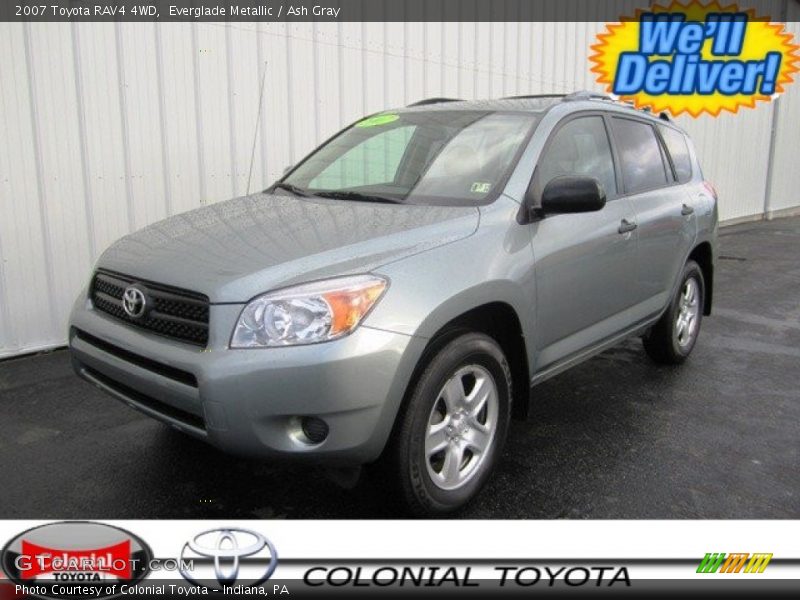 Everglade Metallic / Ash Gray 2007 Toyota RAV4 4WD