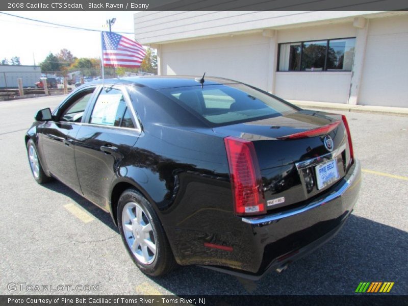 Black Raven / Ebony 2008 Cadillac CTS Sedan