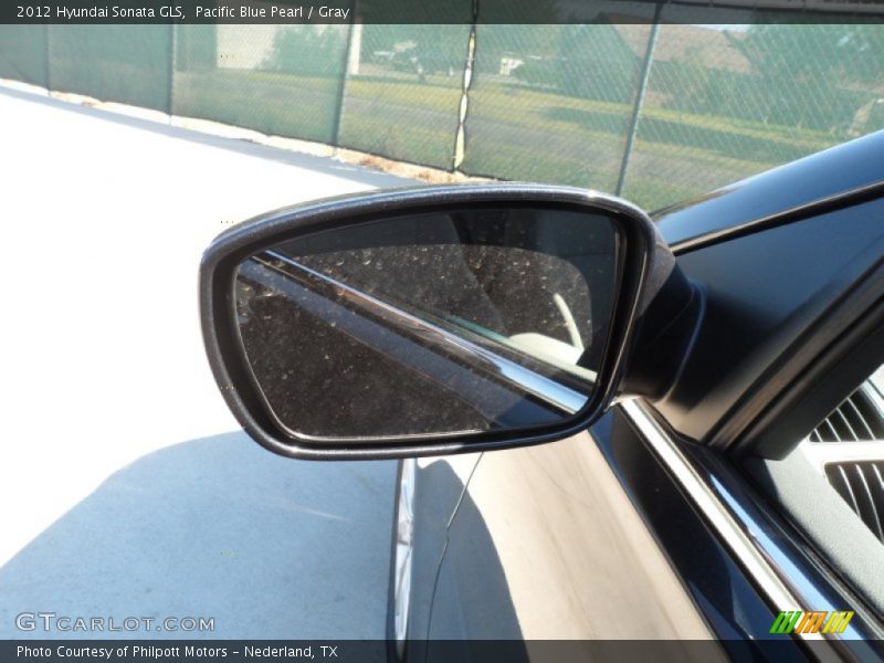 Pacific Blue Pearl / Gray 2012 Hyundai Sonata GLS