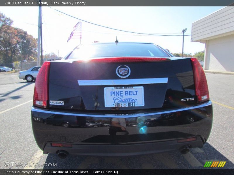 Black Raven / Ebony 2008 Cadillac CTS Sedan