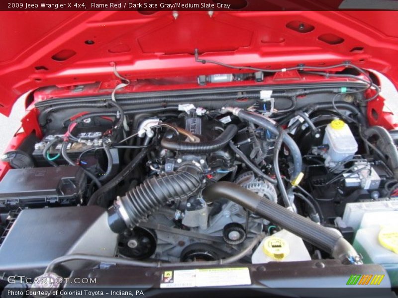 Flame Red / Dark Slate Gray/Medium Slate Gray 2009 Jeep Wrangler X 4x4