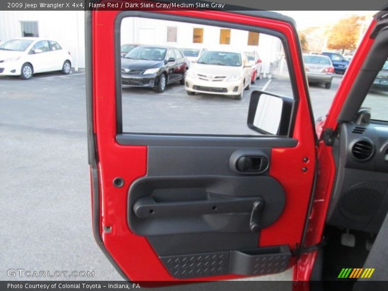 Flame Red / Dark Slate Gray/Medium Slate Gray 2009 Jeep Wrangler X 4x4