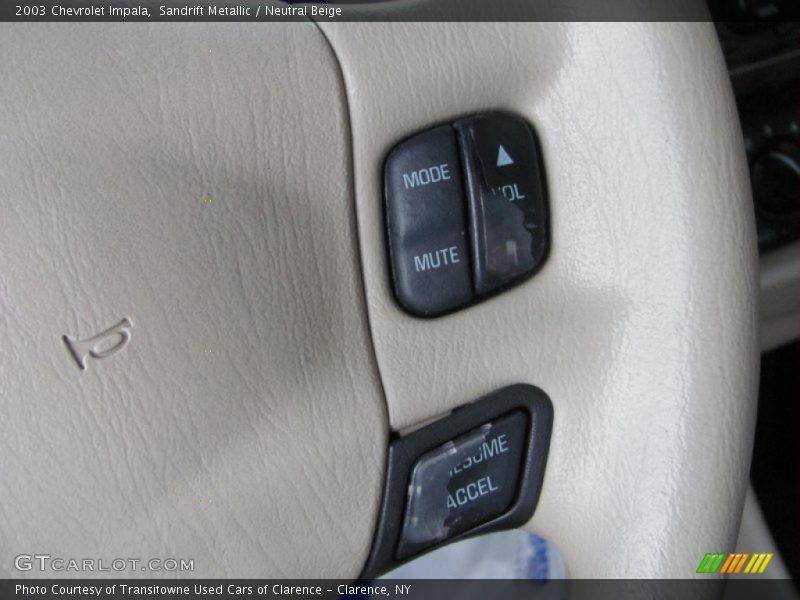 Sandrift Metallic / Neutral Beige 2003 Chevrolet Impala