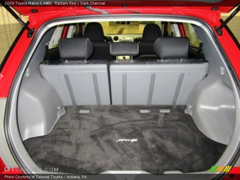 Radiant Red / Dark Charcoal 2009 Toyota Matrix S AWD