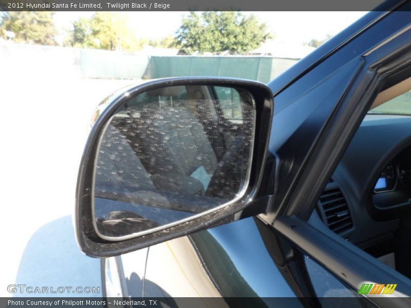 Twilight Black / Beige 2012 Hyundai Santa Fe Limited