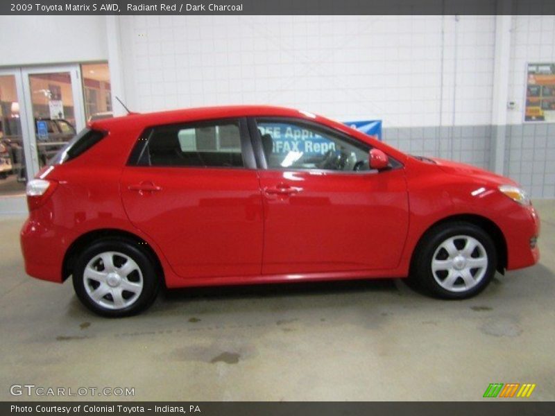 Radiant Red / Dark Charcoal 2009 Toyota Matrix S AWD