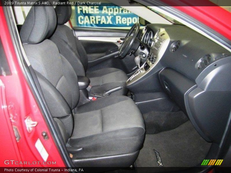 Radiant Red / Dark Charcoal 2009 Toyota Matrix S AWD
