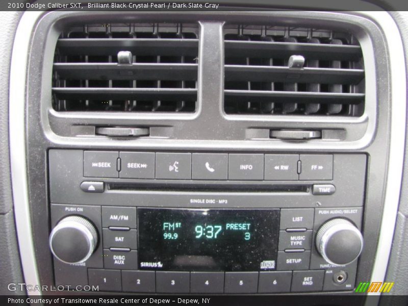 Brilliant Black Crystal Pearl / Dark Slate Gray 2010 Dodge Caliber SXT
