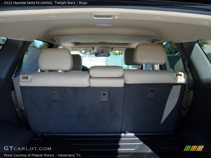 Twilight Black / Beige 2012 Hyundai Santa Fe Limited