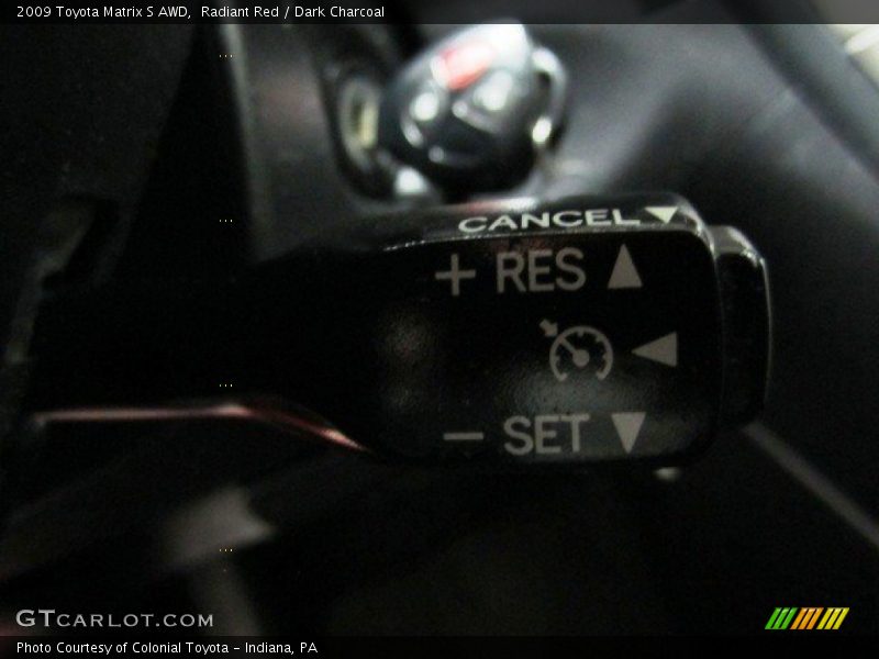 Radiant Red / Dark Charcoal 2009 Toyota Matrix S AWD