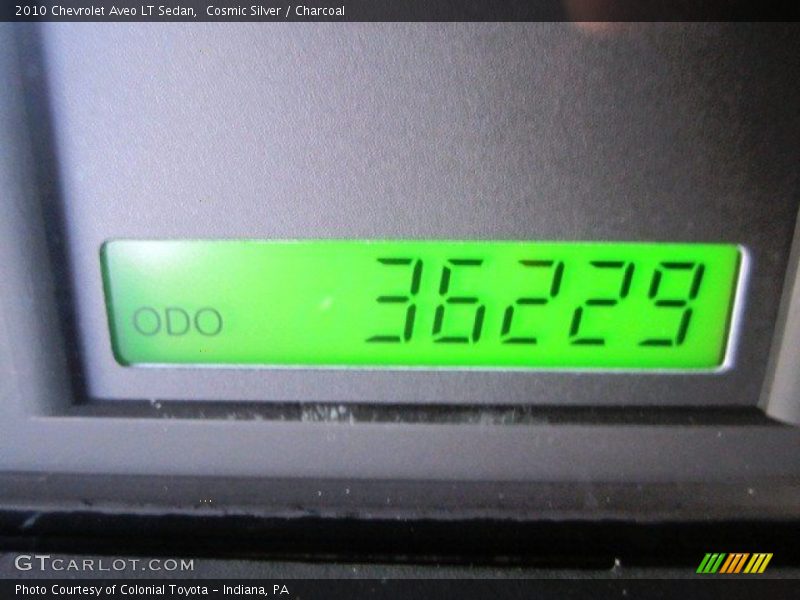 Cosmic Silver / Charcoal 2010 Chevrolet Aveo LT Sedan