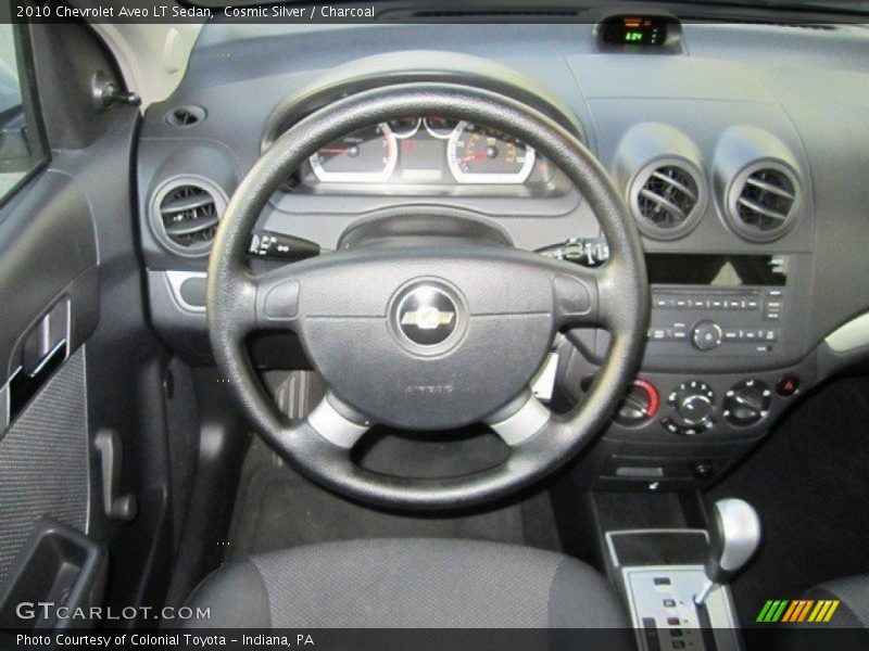Cosmic Silver / Charcoal 2010 Chevrolet Aveo LT Sedan