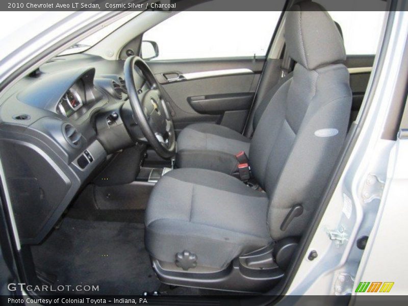 Cosmic Silver / Charcoal 2010 Chevrolet Aveo LT Sedan