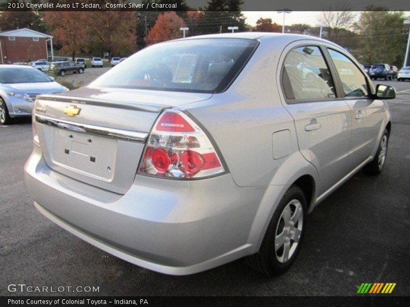 Cosmic Silver / Charcoal 2010 Chevrolet Aveo LT Sedan