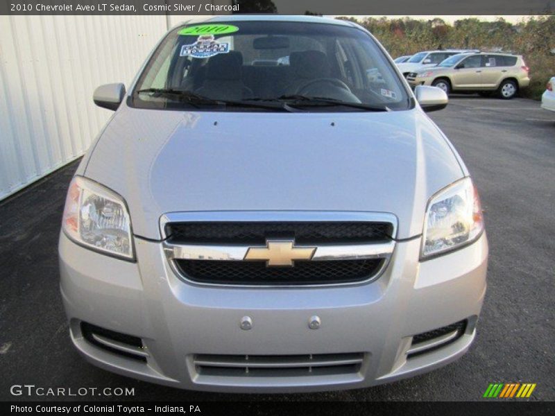 Cosmic Silver / Charcoal 2010 Chevrolet Aveo LT Sedan