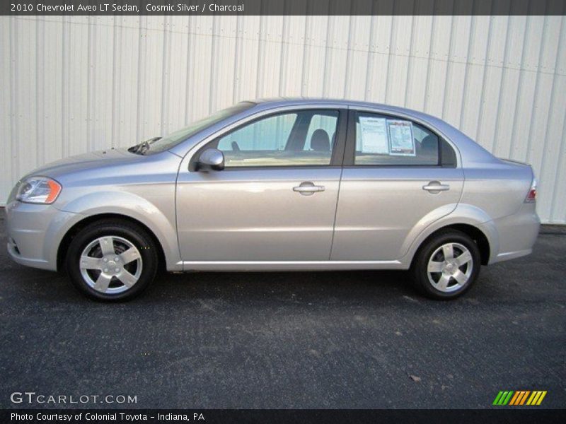 Cosmic Silver / Charcoal 2010 Chevrolet Aveo LT Sedan