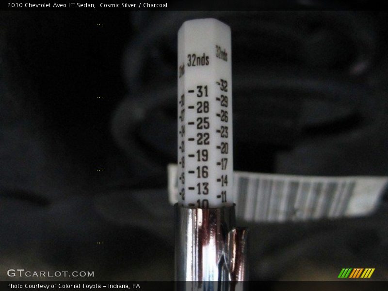 Cosmic Silver / Charcoal 2010 Chevrolet Aveo LT Sedan