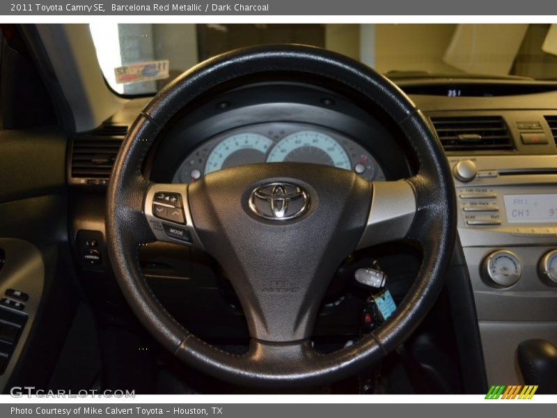 Barcelona Red Metallic / Dark Charcoal 2011 Toyota Camry SE