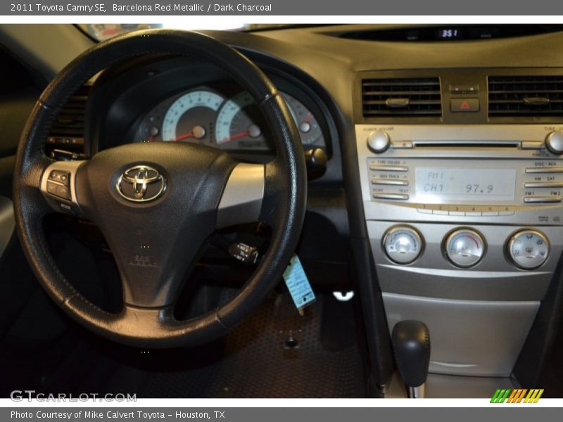 Barcelona Red Metallic / Dark Charcoal 2011 Toyota Camry SE