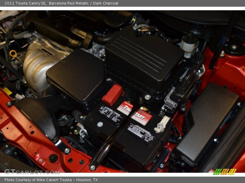 Barcelona Red Metallic / Dark Charcoal 2011 Toyota Camry SE