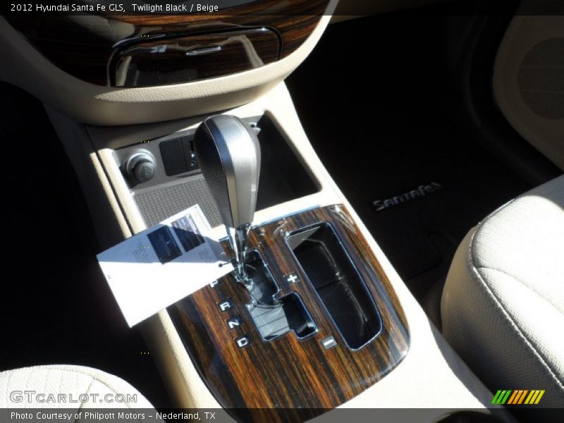  2012 Santa Fe GLS 6 Speed SHIFTRONIC Automatic Shifter