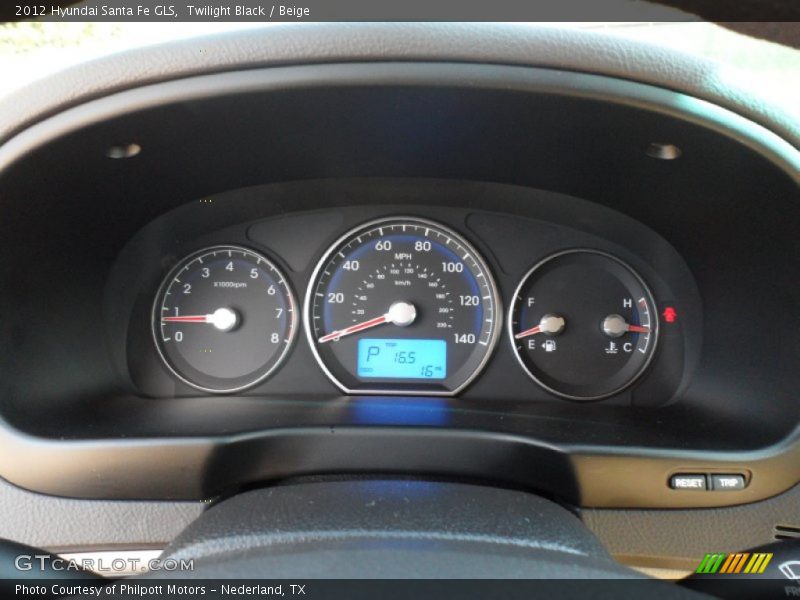  2012 Santa Fe GLS GLS Gauges