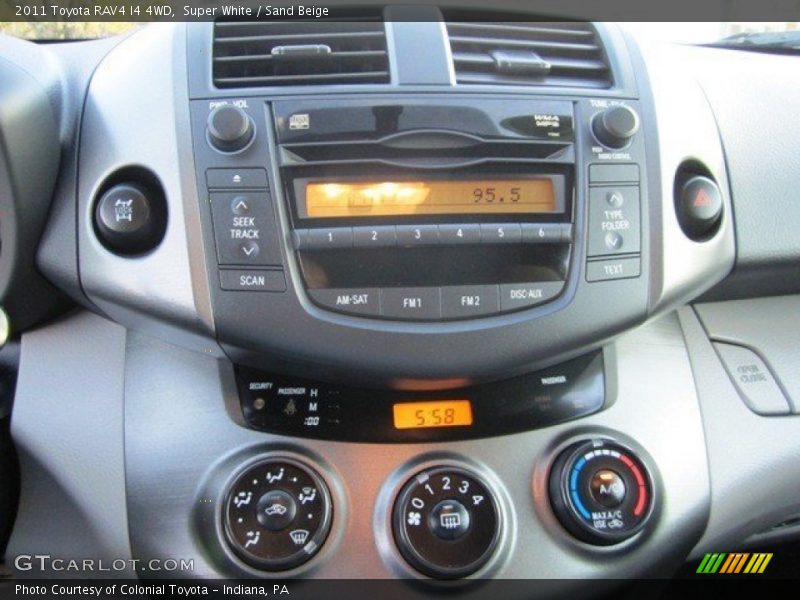 Super White / Sand Beige 2011 Toyota RAV4 I4 4WD