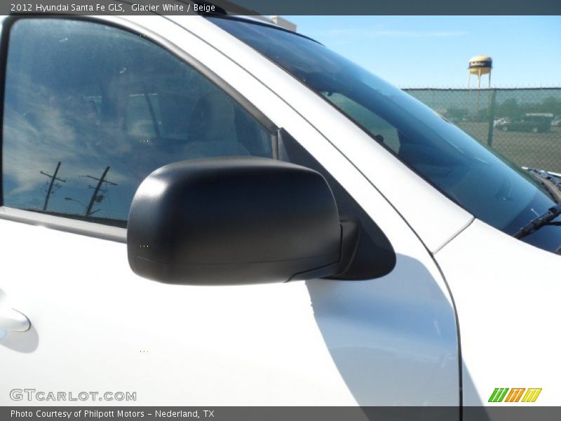 Glacier White / Beige 2012 Hyundai Santa Fe GLS