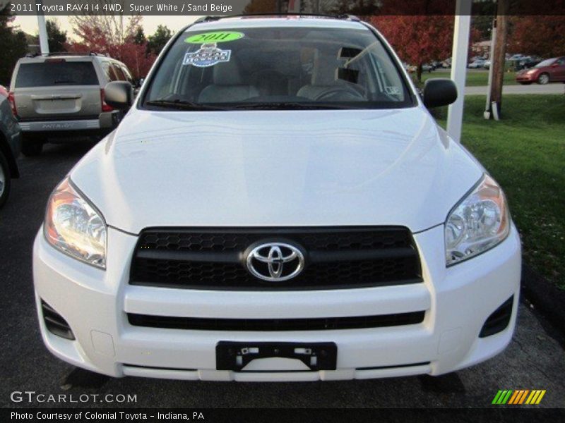 Super White / Sand Beige 2011 Toyota RAV4 I4 4WD